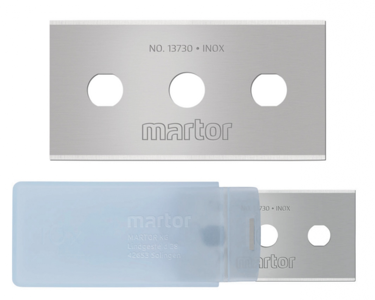 pics/Martor/New Photos/Klinge/13730/martor-13730-industrial-spare-blade-for-cutter-43x22-mm-stainless-steel-inox-006.jpg